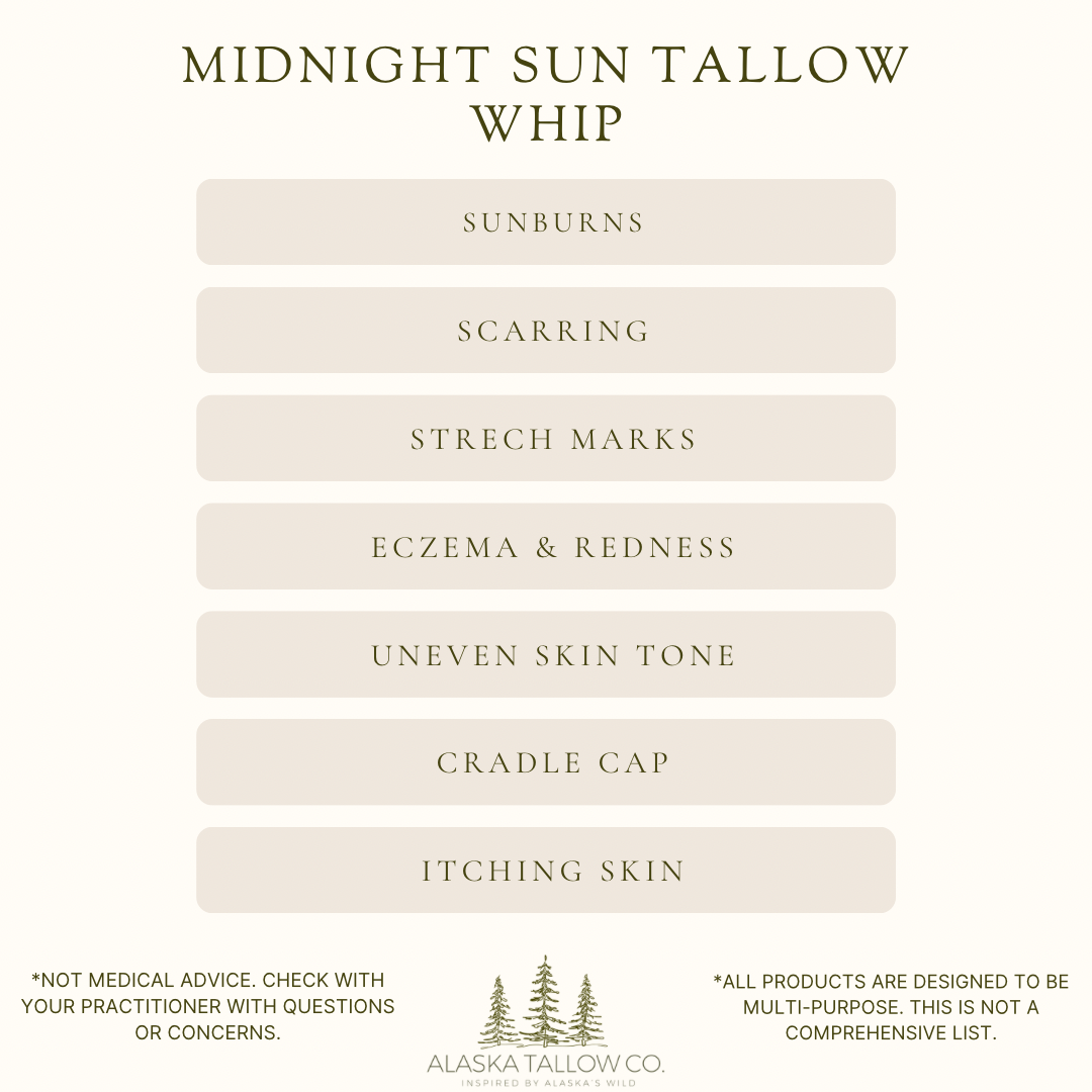 MIDNIGHT SUN | tallow balm (2 oz tin jar)