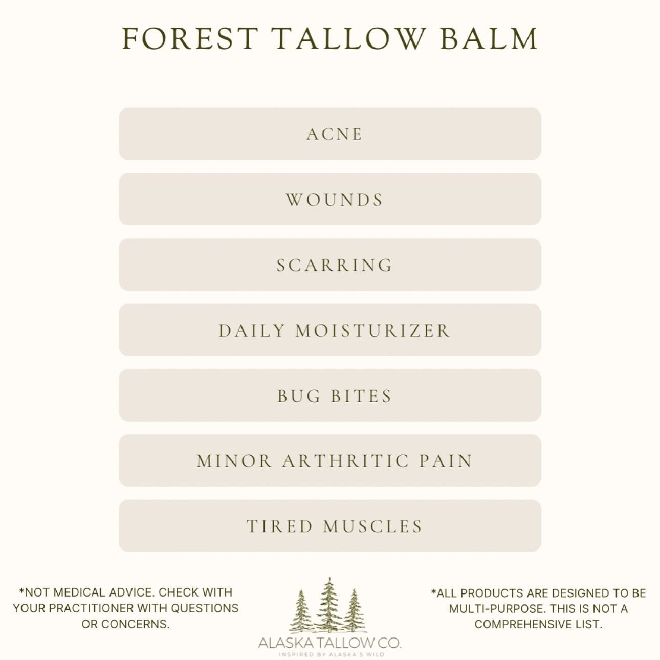 FOREST | tallow balm